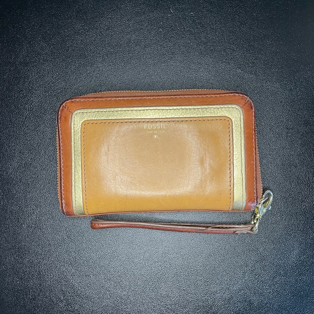 Fossil Wallet w/ Zipper